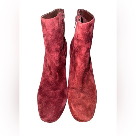 Enzo Angiolini Ginette suede boots Color Maroon Size 8 - Picture 6 of 8